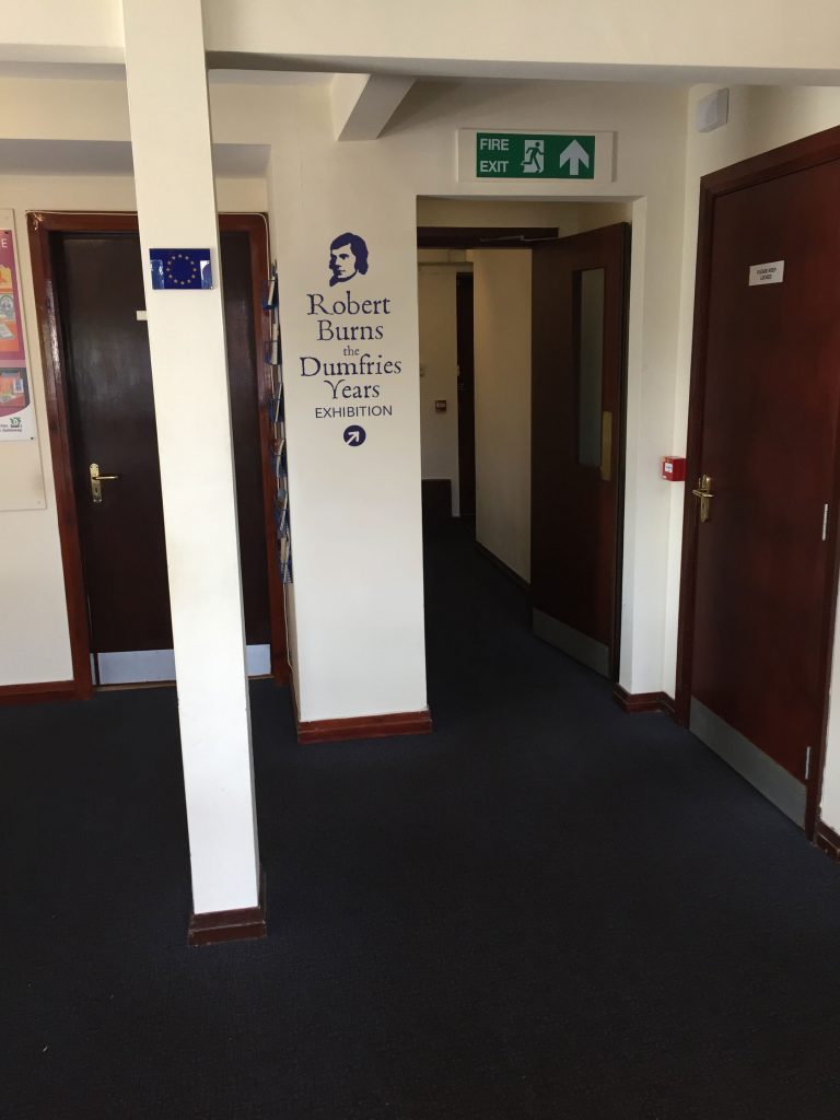 robert burns signage design by bdsdigital