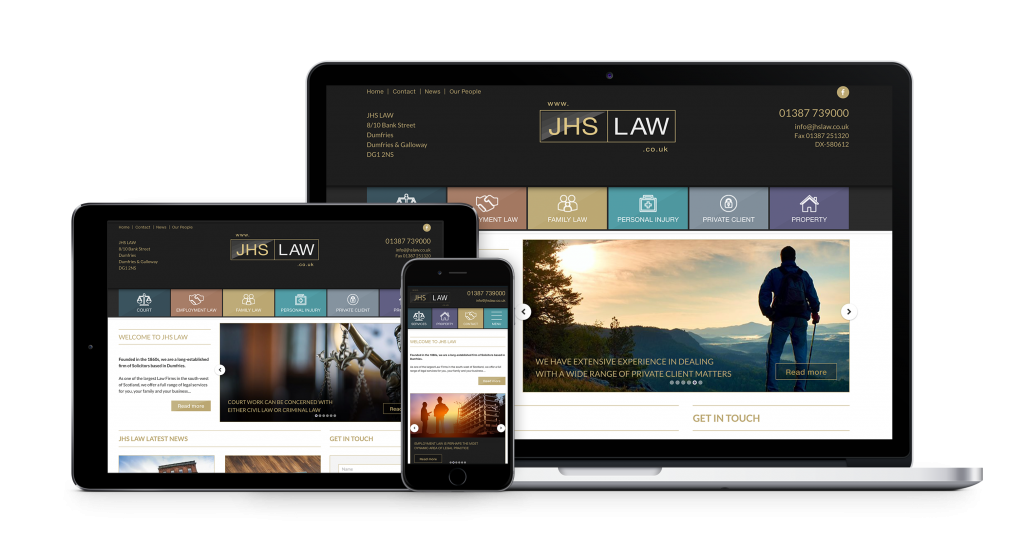 jhs law website design by bdsdigital