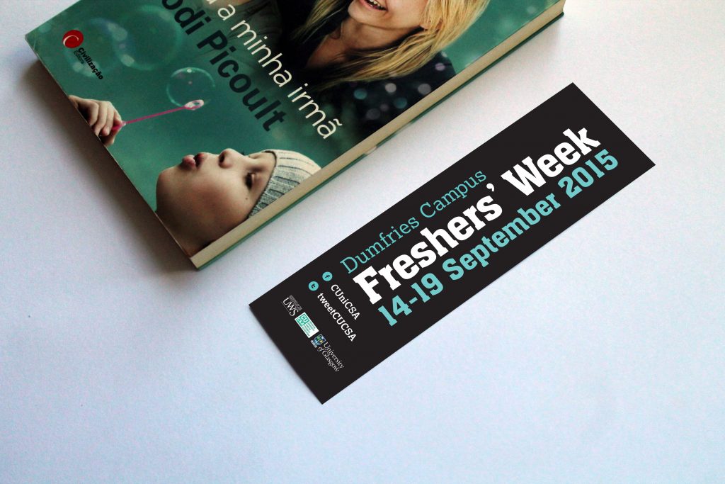 bdsdigital uws freshers bookmark design